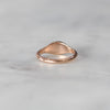 rose gold ellipse signet ring back