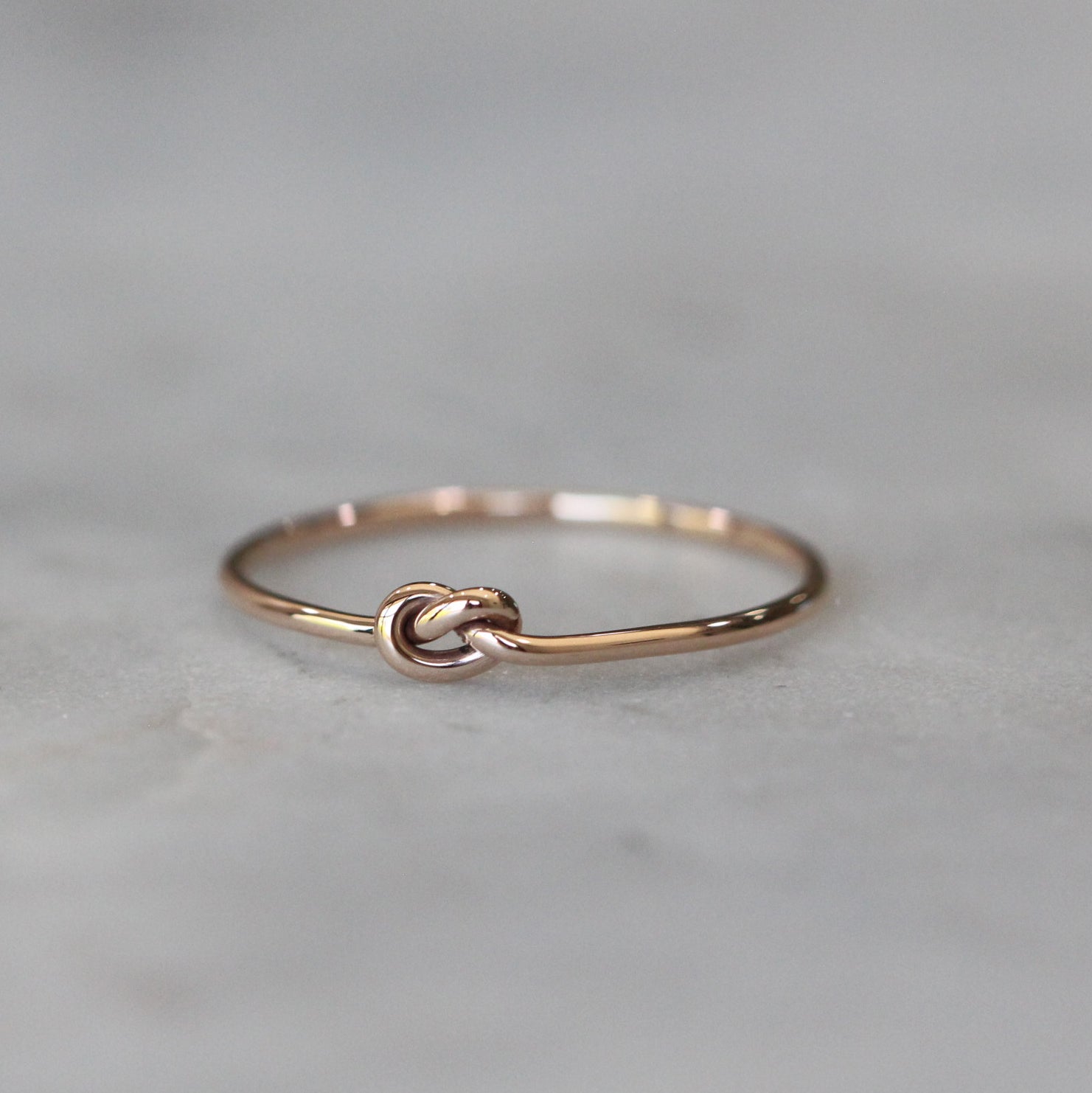 gold knot ring