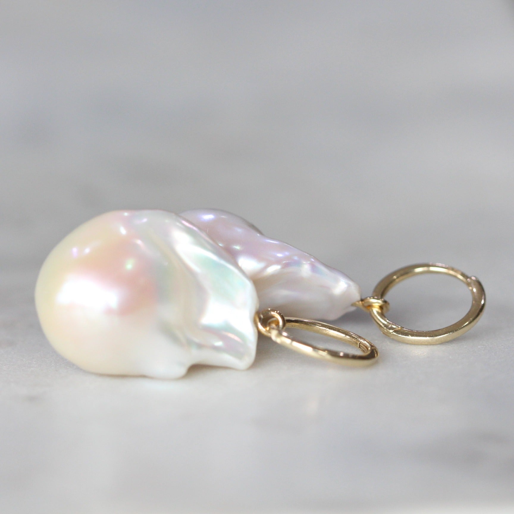 statement pearl earrings