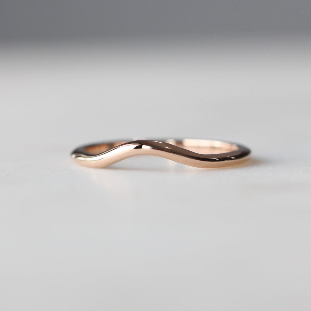 wave wedding band