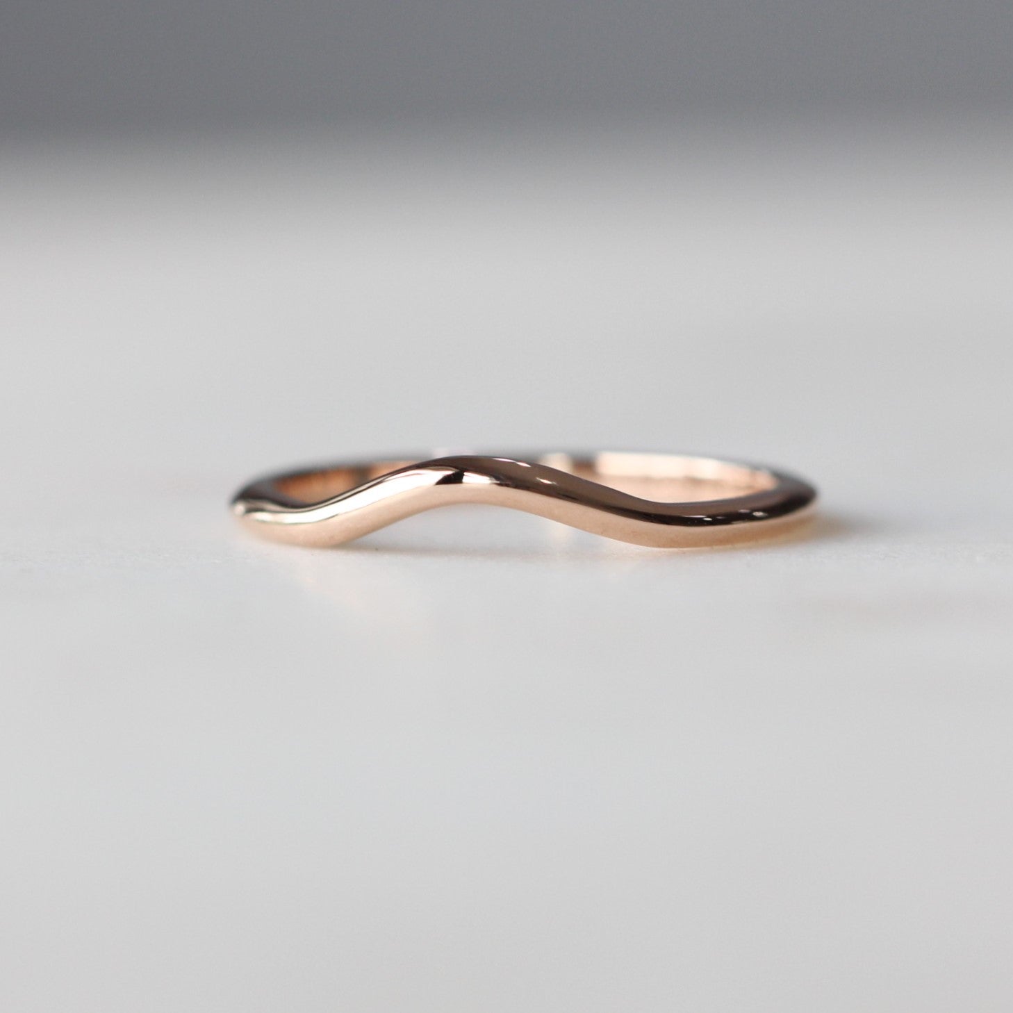 wave wedding band